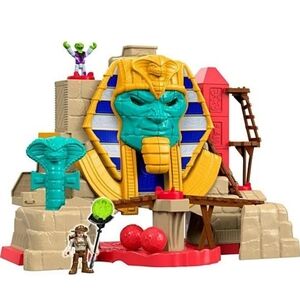 Fisher-Price Imaginext Serpent Strike Pyramid Playset 2015 EUC Light & Sounds